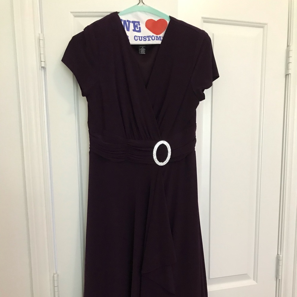 Fun eggplant colored dress